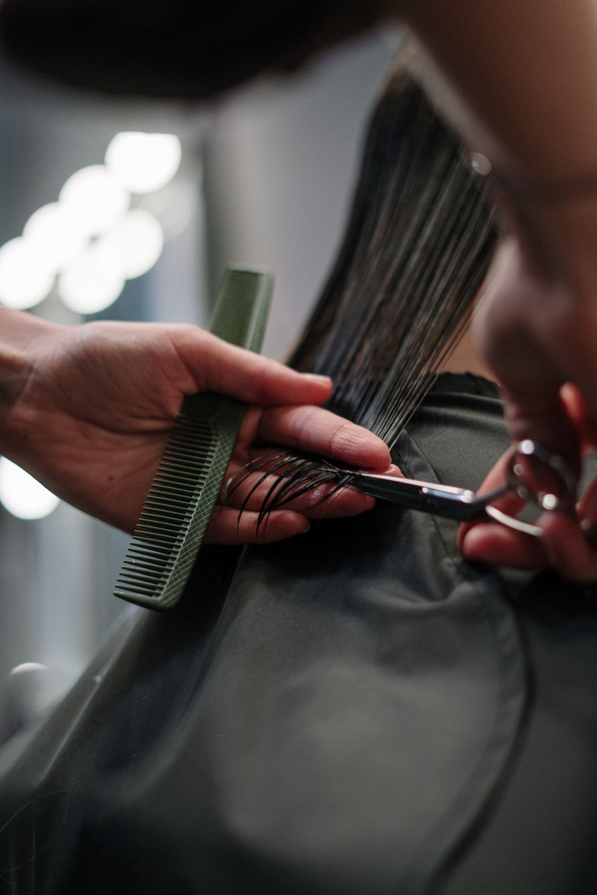 Haute coiffure precisie kniptechniek